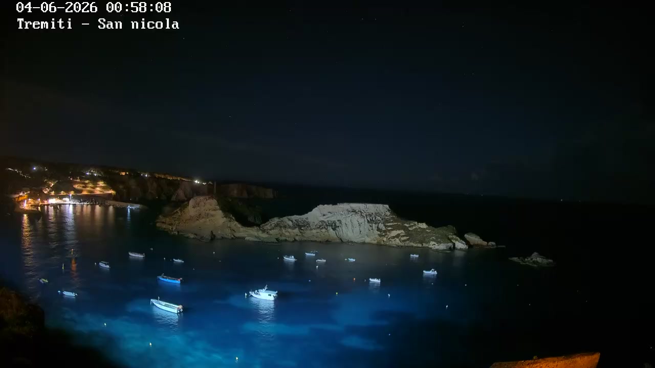 Webcam Isole Tremiti San Nicola LIVE: in diretta Mare e Meteo in Tempo Reale